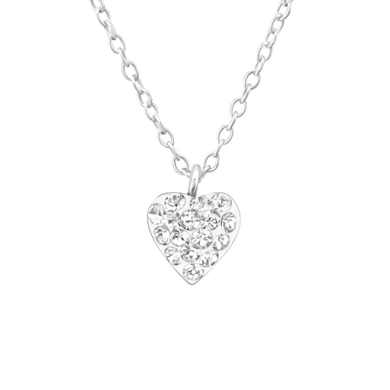 Herz Kinder Halskette 925 Silber IN UNSEREM Hundeshop günstig kaufen