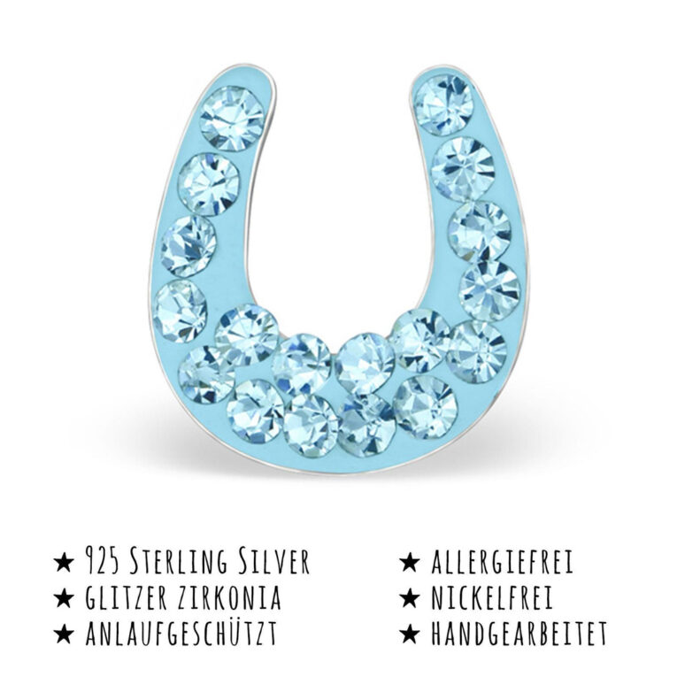 Hufeisen Gl?ck Ohrringe aus 925 Silber IN UNSEREM Hundeshop günstig kaufen