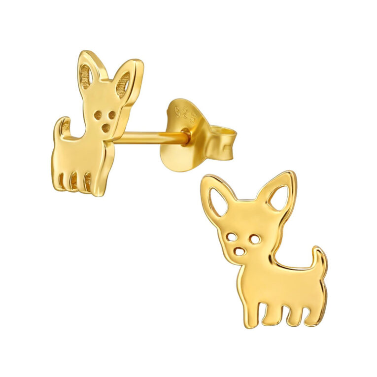 Hund Kinder Ohrringe 925 Silber IN UNSEREM Hundeshop günstig kaufen