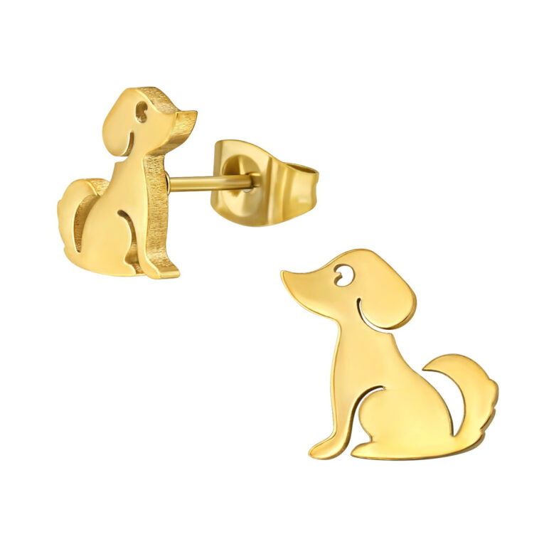Hund Kinder Ohrringe Chirurgenstahl IN UNSEREM Hundeshop günstig kaufen