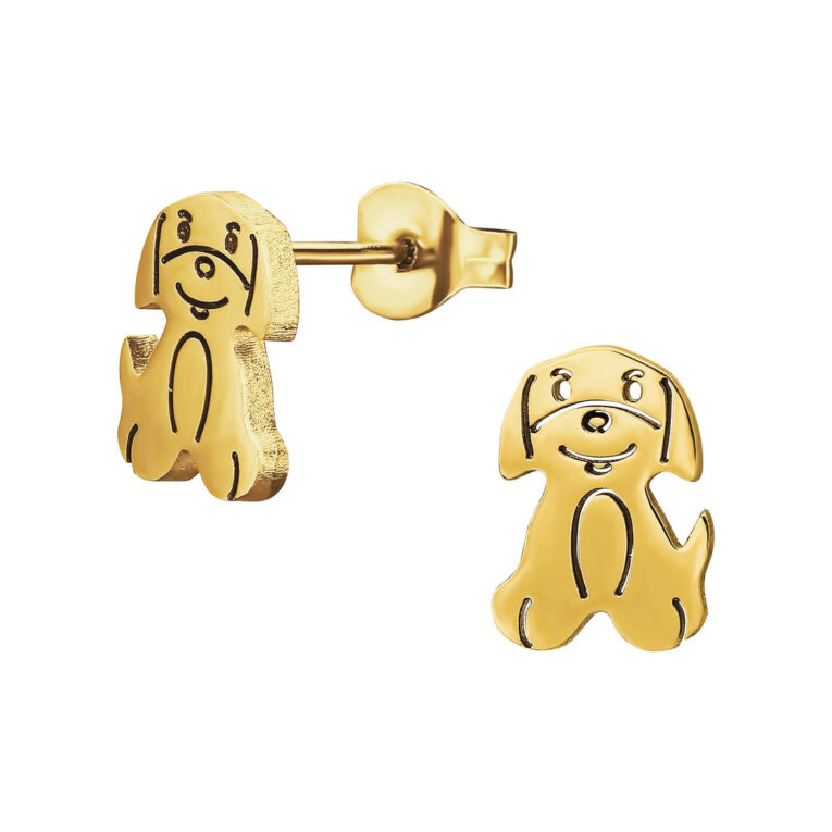 Hund Kinder Ohrringe Chirurgenstahl IN UNSEREM Hundeshop günstig kaufen
