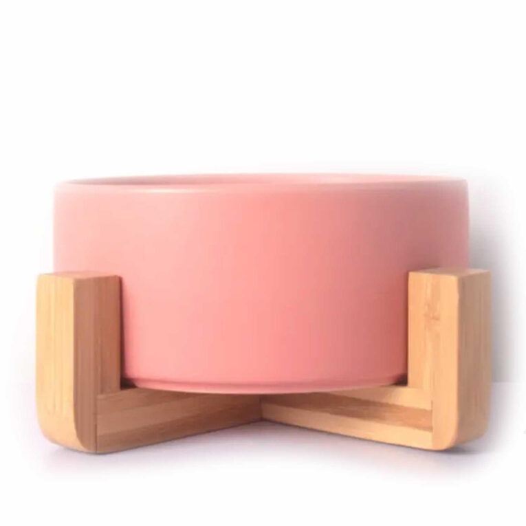 Hundenapf und Katzennapf aus Keramik pink 400ml IN UNSEREM Hundeshop günstig kaufen