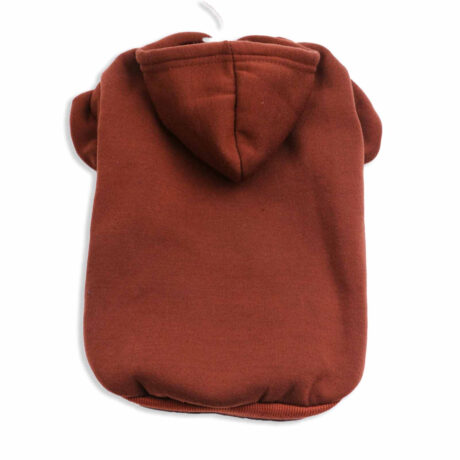 Hundepullover Hoodie f?r kleine Hunde - XS in braun