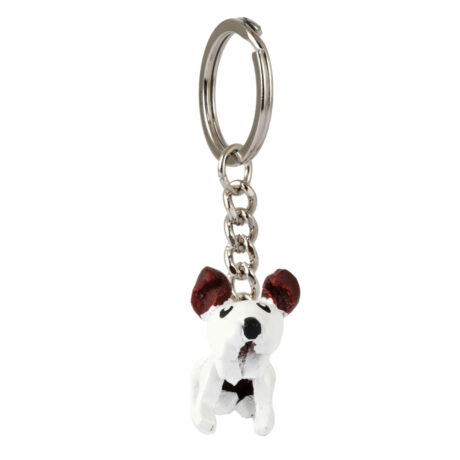 Jack Russell Terrier Schl?sselanh?nger aus Leder