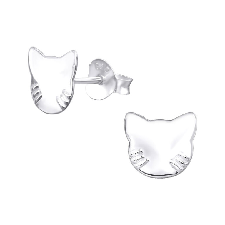 Katze Kinder Ohrringe 925 Silber IN UNSEREM Hundeshop günstig kaufen