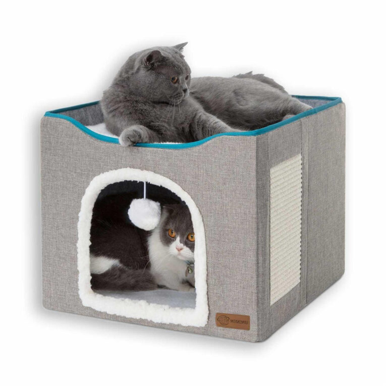 Katzenh?hle XL flauschig f?r 2 Katzen IN UNSEREM Hundeshop günstig kaufen