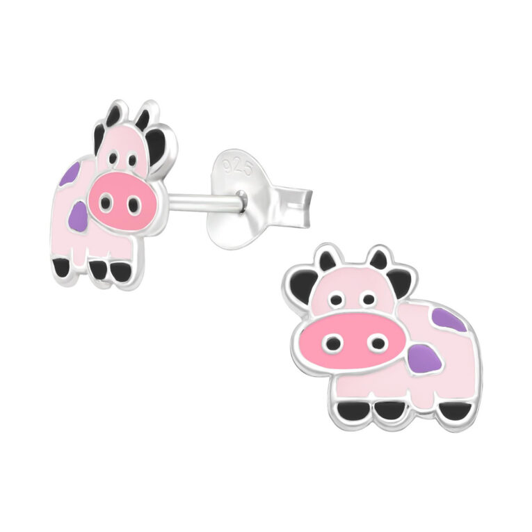 Kuh Kinder Ohrringe 925 Silber IN UNSEREM Hundeshop günstig kaufen