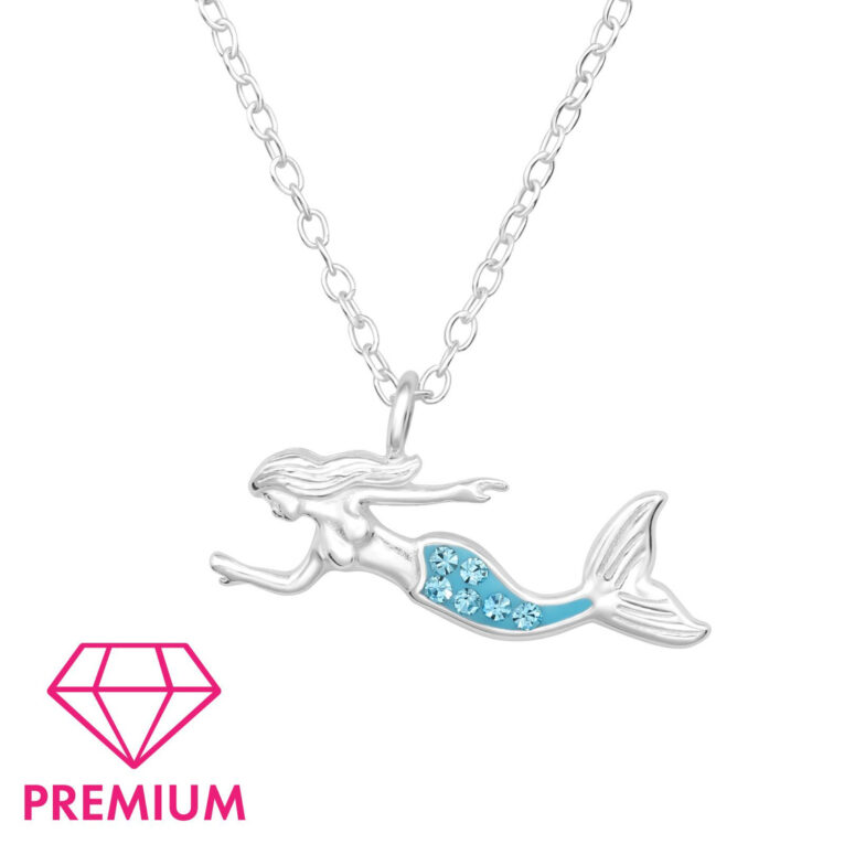 Meerjungfrau Kinder Premium Halskette 925 Silber IN UNSEREM Hundeshop günstig kaufen