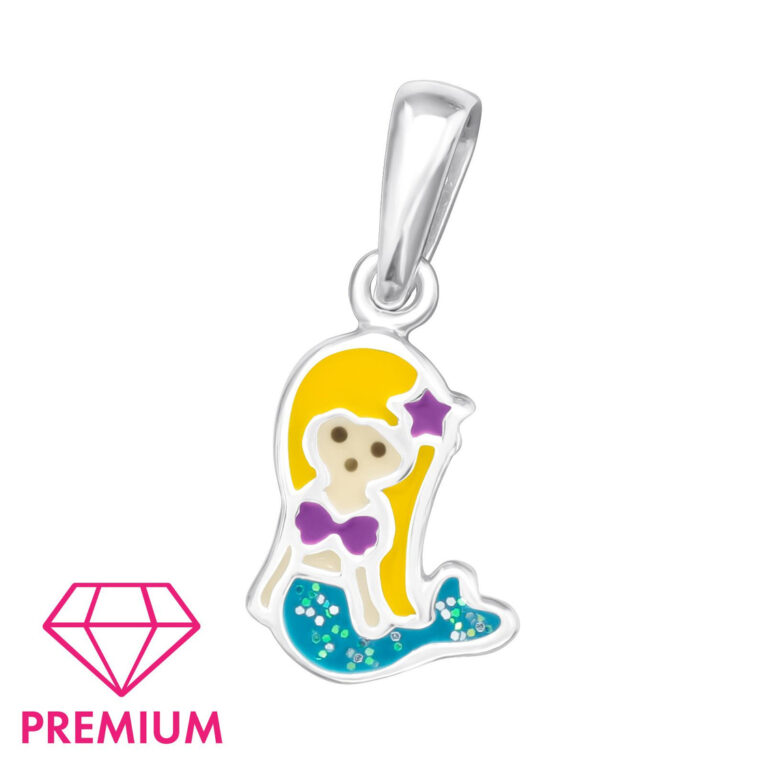 Meerjungfrau Kinder Premium Kettenanh?nger 925 Silber IN UNSEREM Hundeshop günstig kaufen