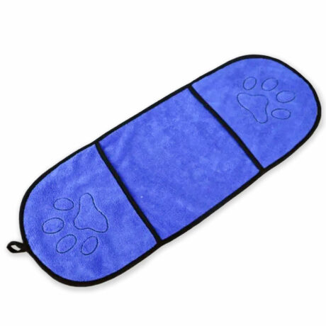 Mikrofaser Hundehandtuch - blau