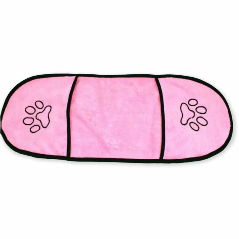 Mikrofaser Hundehandtuch - pink IN UNSEREM Hundeshop günstig kaufen