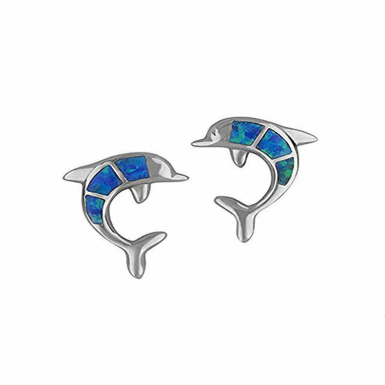 Monkimau Delfin Damen Ohrstecker Ohrringe aus Silber IN UNSEREM Hundeshop günstig kaufen