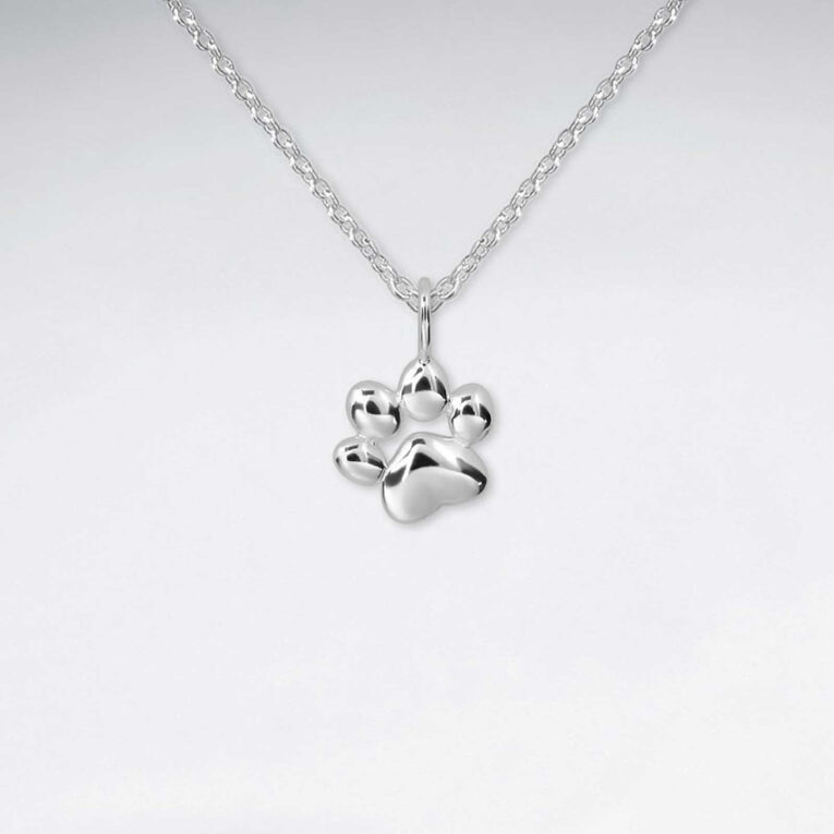 Monkimau Pfoten Damen Anh?nger aus Silber IN UNSEREM Hundeshop günstig kaufen
