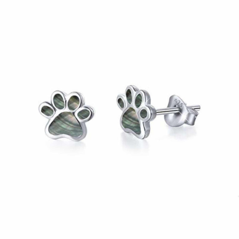Monkimau Pfoten Damen Ohrstecker Ohrringe aus Silber IN UNSEREM Hundeshop günstig kaufen