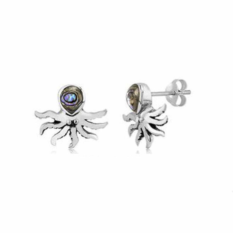 Monkimau Tintenfisch Damen Ohrstecker Ohrringe aus Silber IN UNSEREM Hundeshop günstig kaufen