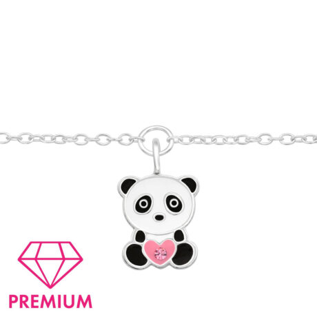 Panda Premium Armband f?r Kinder aus 925 Silber