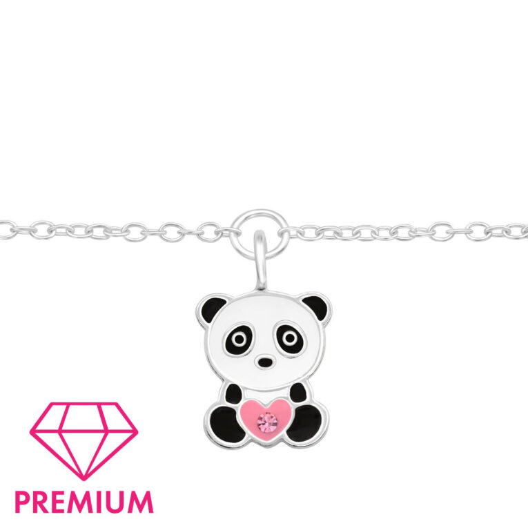 Panda Premium Armband f?r Kinder aus 925 Silber IN UNSEREM Hundeshop günstig kaufen