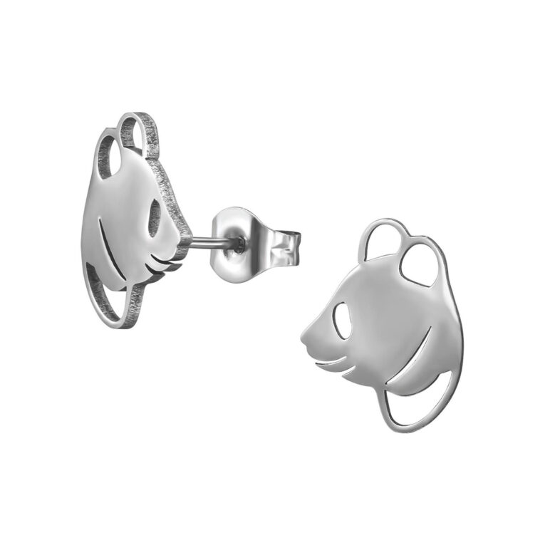 Pandakopf Kinder Ohrringe Chirurgenstahl IN UNSEREM Hundeshop günstig kaufen