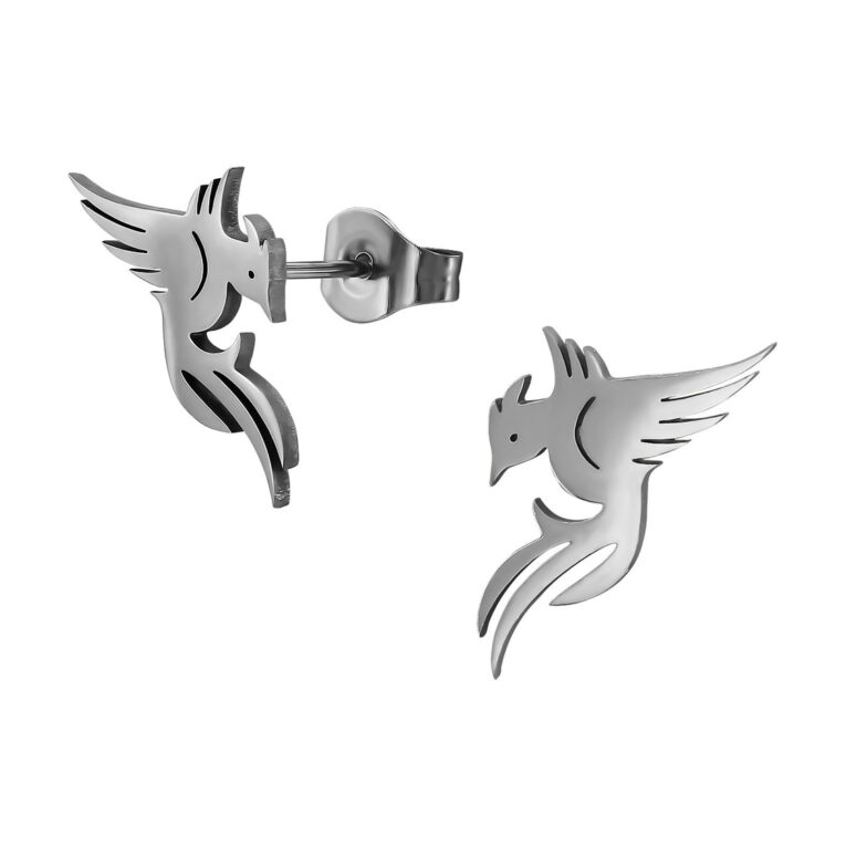 Phoenix Vogel Kinder Ohrringe Chirurgenstahl IN UNSEREM Hundeshop günstig kaufen