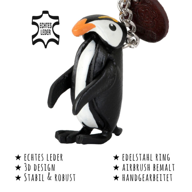 Pinguin Schl?sselanh?nger aus Leder IN UNSEREM Hundeshop günstig kaufen