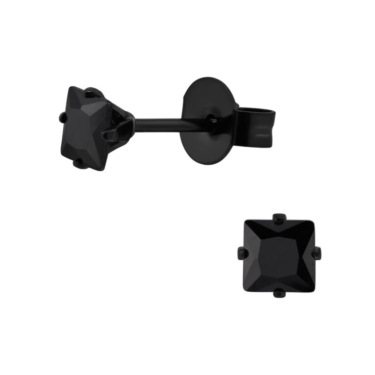 Quadrat Kinder Ohrringe Chirurgenstahl IN UNSEREM Hundeshop günstig kaufen