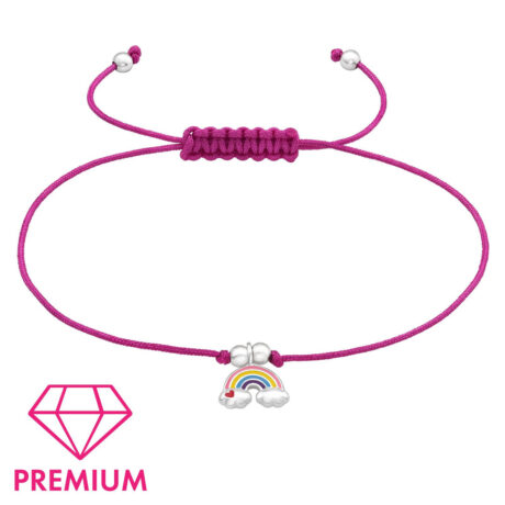 Regenbogen Armband f?r Kinder aus 925 Silber