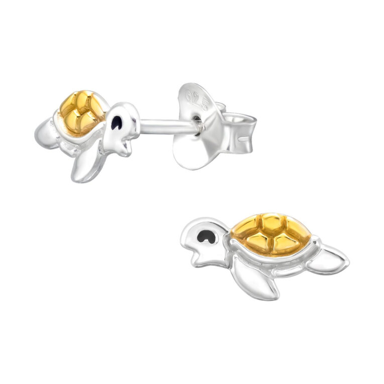 Schildkr?te Kinder Ohrringe 925 Silber IN UNSEREM Hundeshop günstig kaufen