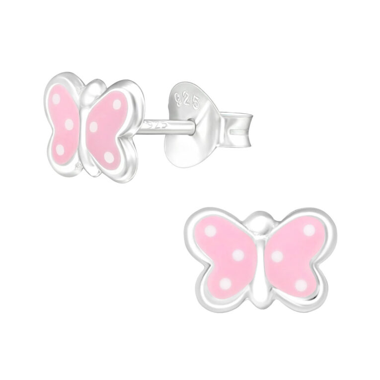 Schmetterling Kinder Ohrringe 925 Silber IN UNSEREM Hundeshop günstig kaufen