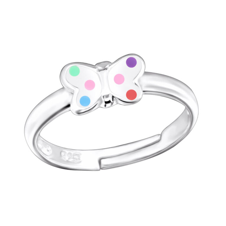 Schmetterling Kinder Ring 925 Silber - Gr??e 4 IN UNSEREM Hundeshop günstig kaufen