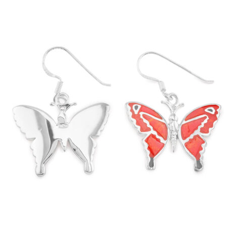 Schmetterling Ohrringe aus 925 Silber