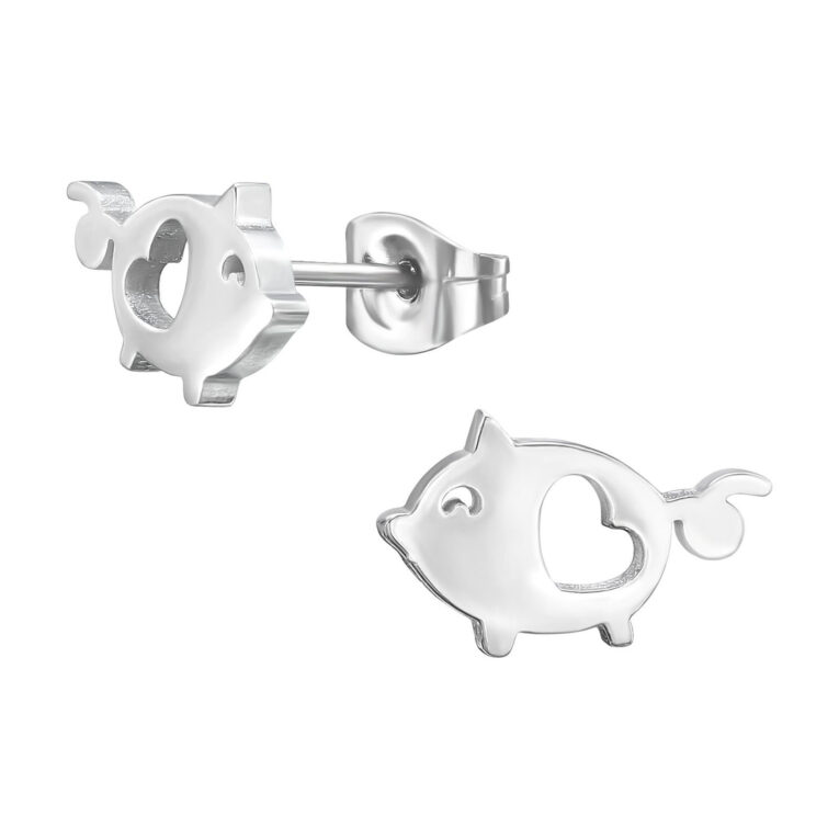 Schwein Kinder Ohrringe Chirurgenstahl IN UNSEREM Hundeshop günstig kaufen