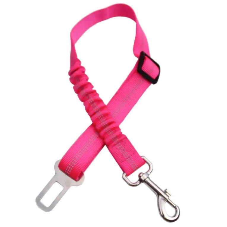 Sicherheitsgurt mit Ruckd?mpfer aus Nylon - pink IN UNSEREM Hundeshop günstig kaufen
