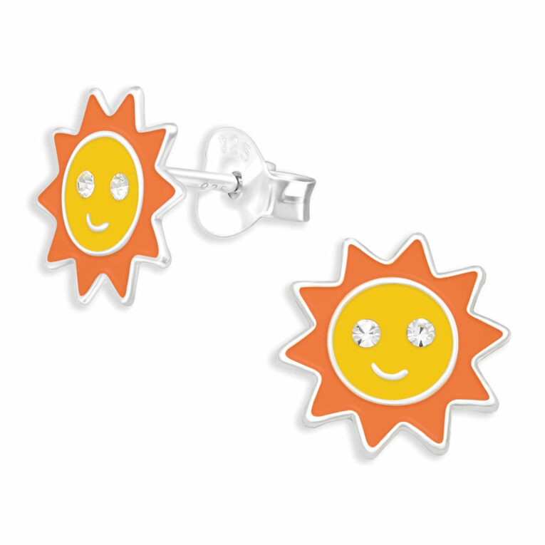 Sonnen Ohrringe aus 925 Silber IN UNSEREM Hundeshop günstig kaufen