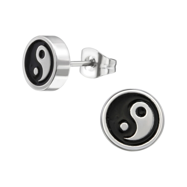 Yin Yang Kinder Ohrringe Chirurgenstahl IN UNSEREM Hundeshop günstig kaufen