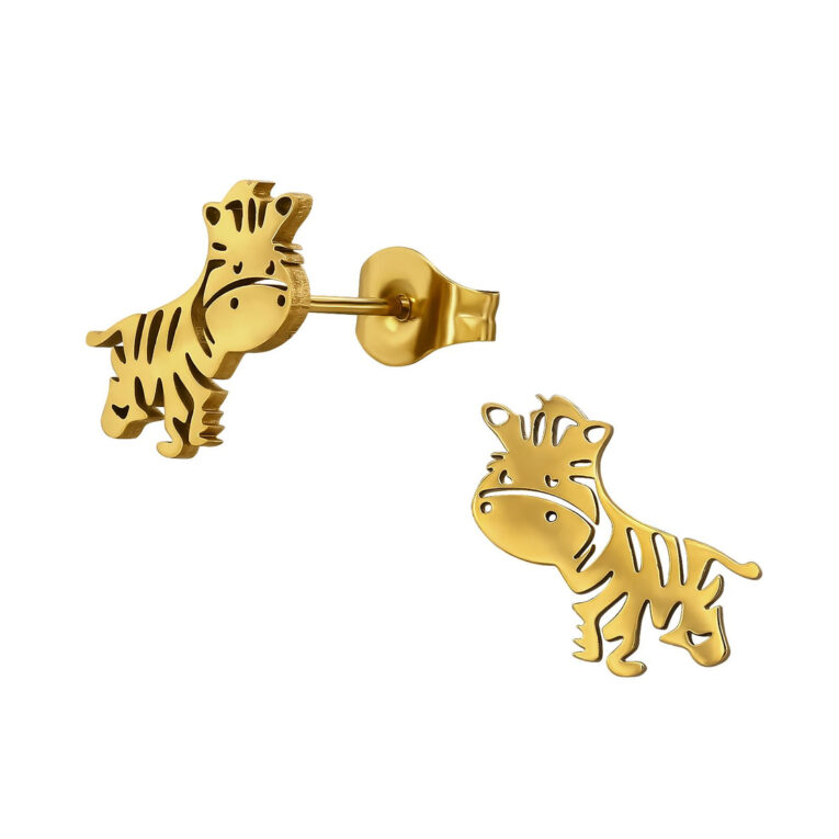 Zebra Kinder Ohrringe Chirurgenstahl IN UNSEREM Hundeshop günstig kaufen