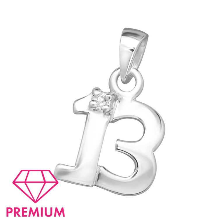 Zirkonia 13 Kinder Premium Kettenanh?nger 925 Silber IN UNSEREM Hundeshop günstig kaufen