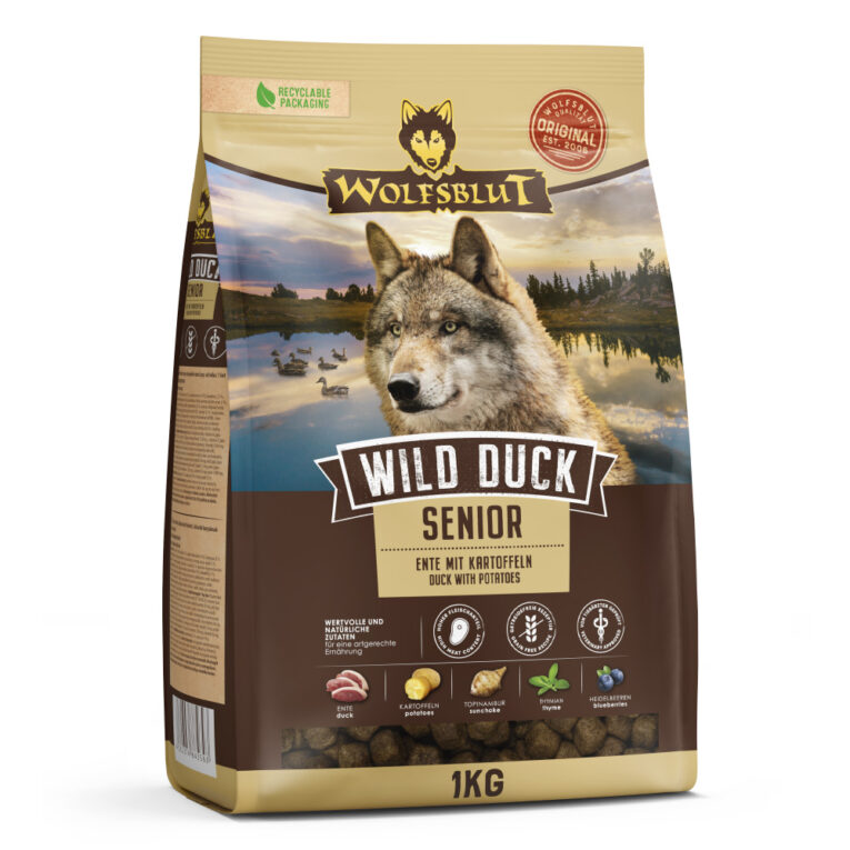WILD DUCK SENIOR  Ente mit Kartoffeln  Alleinfuttermittel für ausgewachsene