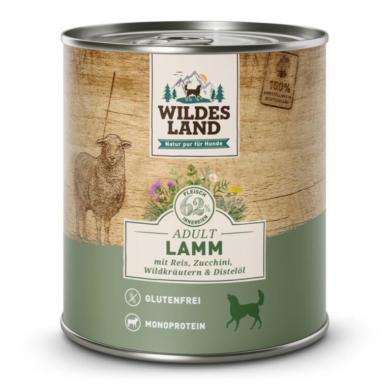 Wildes Land – Nassfutter – Lamm mit Reis