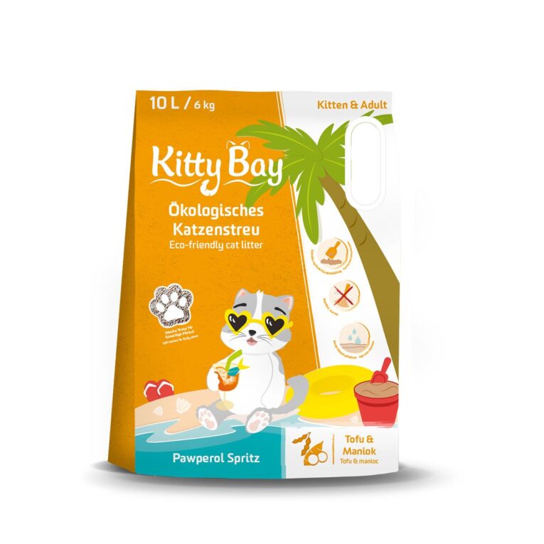 Ökologisches Katzenstreu