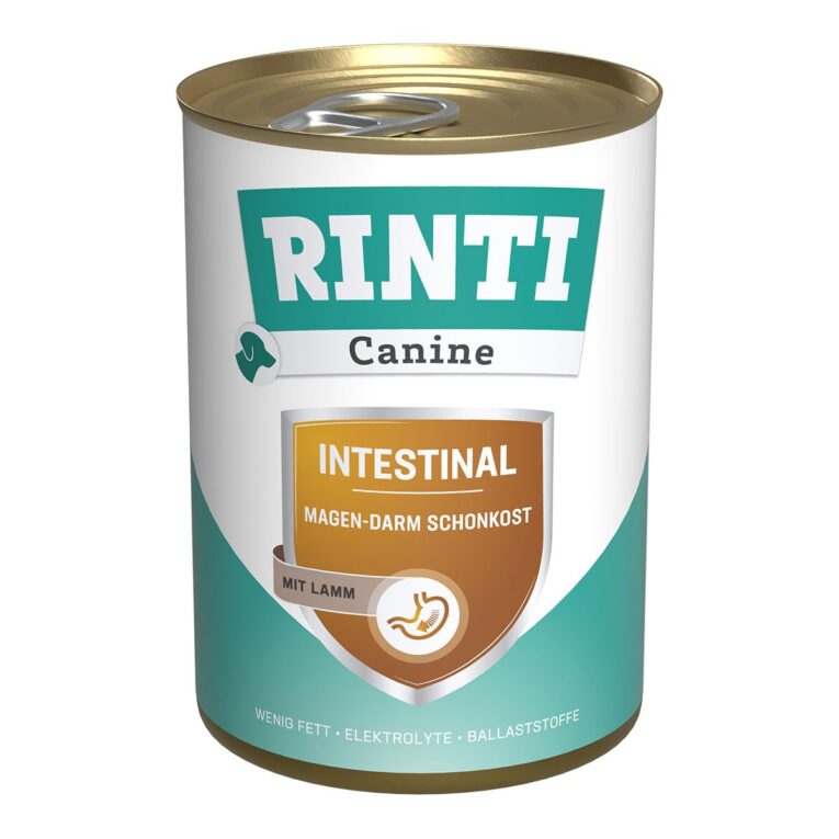 Leichtverdauliches Nassfutter mit erhöhtem Natrium- und Kaliumgehalt. Rinti Canine Intestinal wurde für Hunde mit gastrointestinalen Problemen entwickelt.