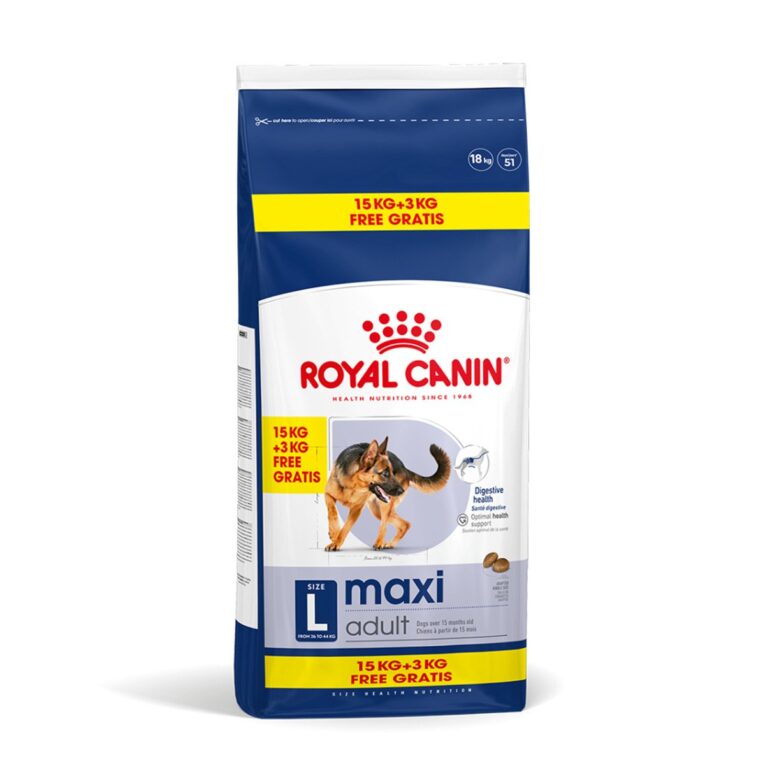 Alleinfuttermittel für Hunde - Für ausgewachsene große Hunde (26 bis 44 kg) - Ab dem 15. Monat.