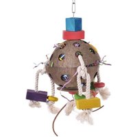 HappyBird Papageienspielzeug Coconut-Fun