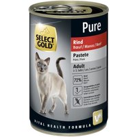 SELECT GOLD Pure Adult Paté Rind 6x400 g