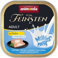 animonda Vom Feinsten Adult mit Milchkern 32x100g mit Huhn und Milchkern