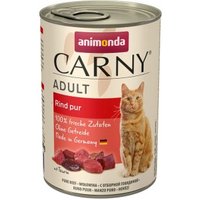 animonda Carny Nassfutter Katze Adult 6x400 g Rind pur