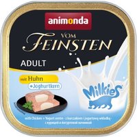 animonda Vom Feinsten Adult mit Milchkern 32x100g mit Huhn und Joghurtkern 