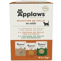 Applaws Nassfutter Katze Adult Multipack Huhn Variation 48x70 g
