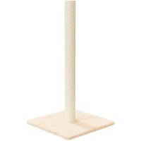 VidaXL Kratzsäule Kratzbaum Katzenkratzbaum Kratzstange Kratzstamm Katzenstamm creme
