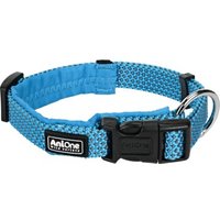 AniOne Halsband Reflective Comfort blau S