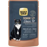 SELECT GOLD Senior +12 Huhn mit Lachs 48x85 g